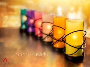 Unicorn Pastels Cover Sleeves Windlicht Windlichtglas Teelicht Tischleuchte Tischlicht Pastellfarben Fruehling